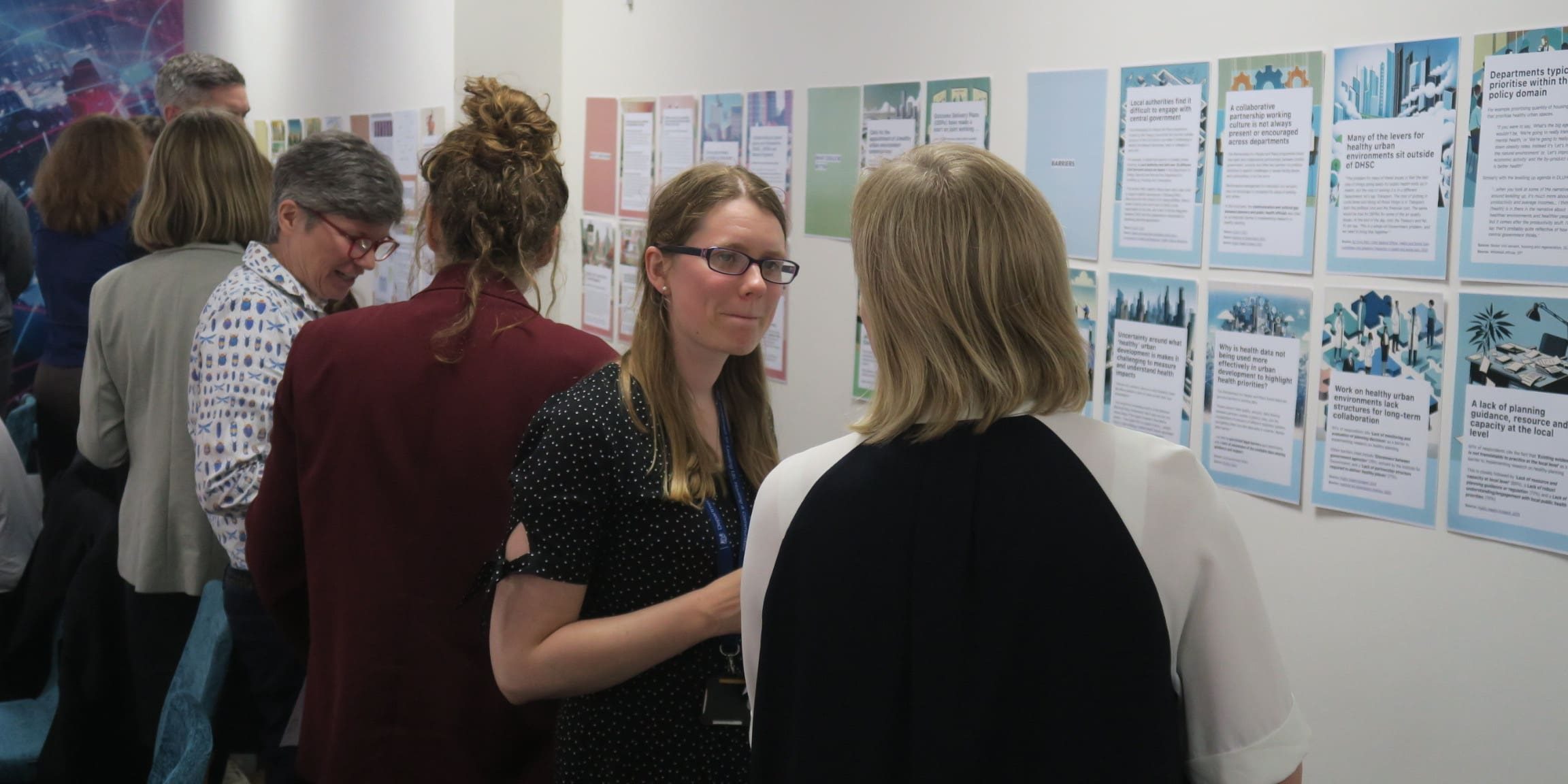 Workshop participants discussing ideas